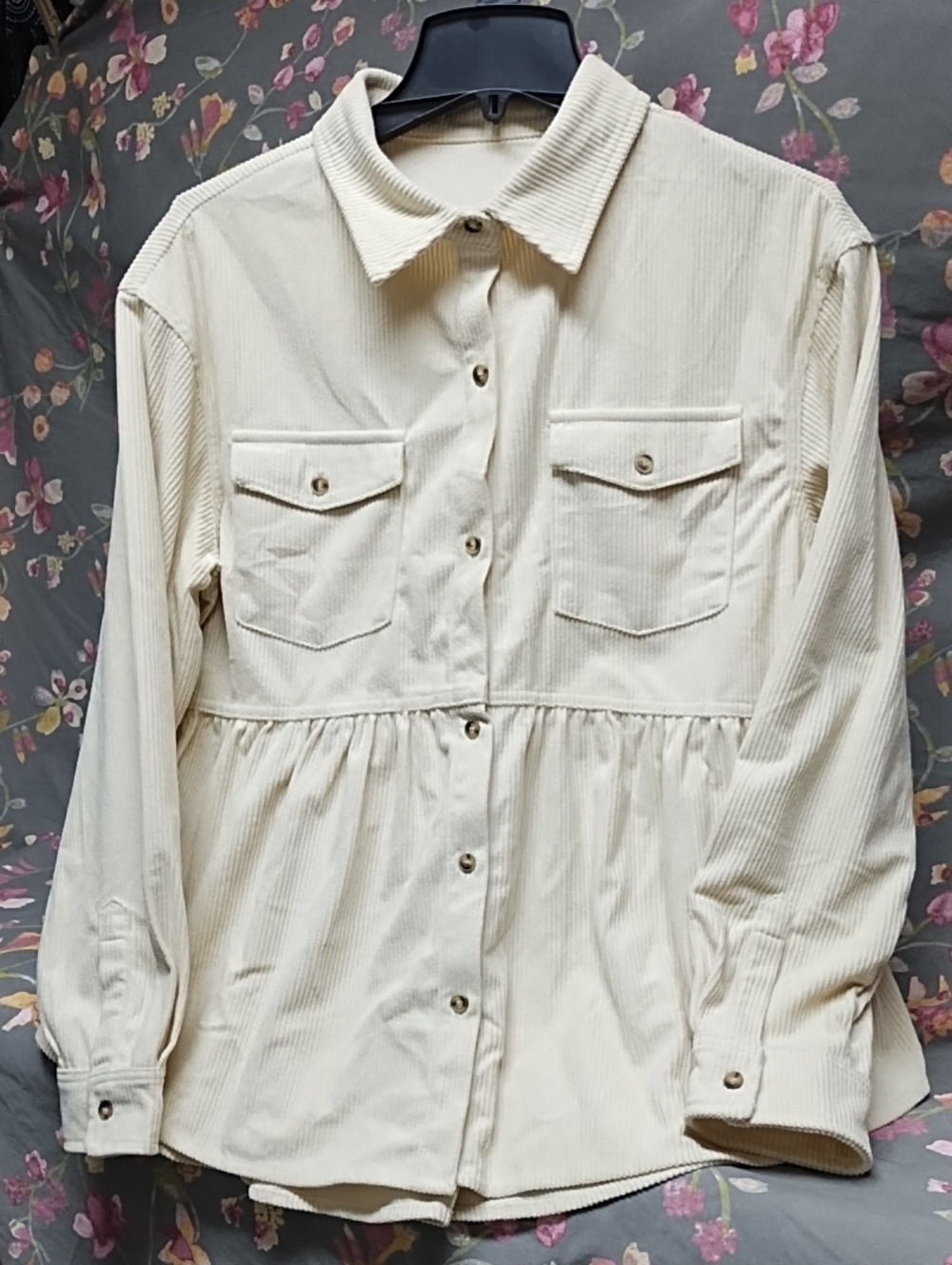 Corduroy Tan Lightweight And Soft Shirt